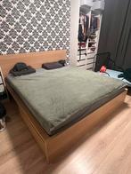 IKEA Malm Bed 180x200 + 2 lades - wit gelazuurd eikenfineer, Ophalen, Wit, Tweepersoons, Zo goed als nieuw