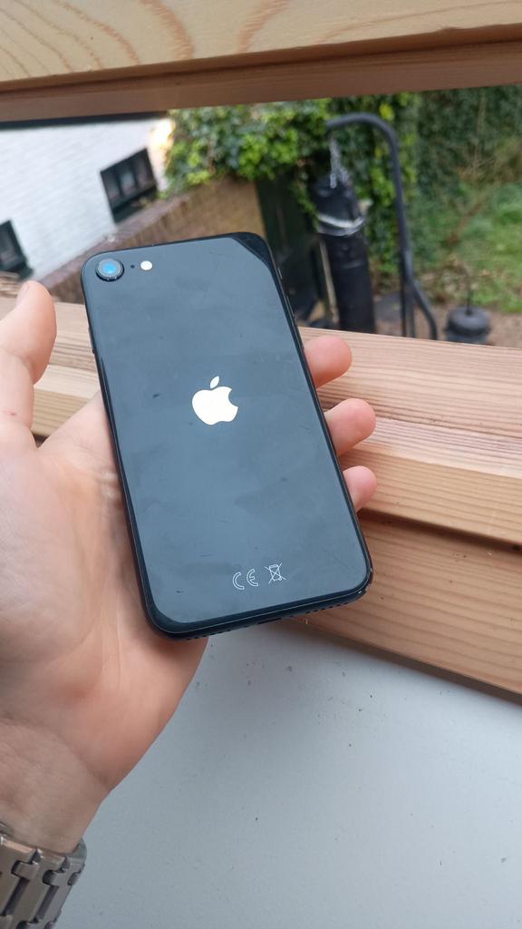iPhone SE (2020) Zwart, Zwart, Ophalen of Verzenden, Zo goed als nieuw, Zonder simlock