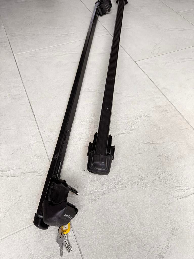 MontBlanc dakdragers voor open dakrails, Auto diversen, Dakdragers, Ophalen, Gebruikt