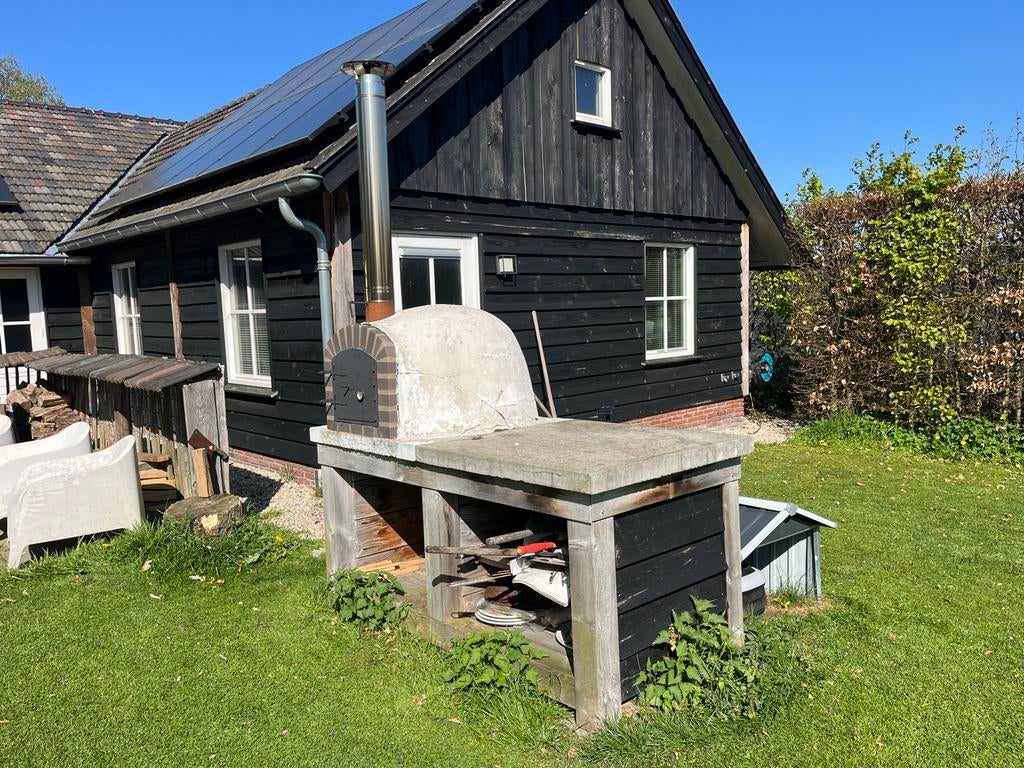 Houtgestookte pizzaoven voor buiten, Ophalen, Gebruikt