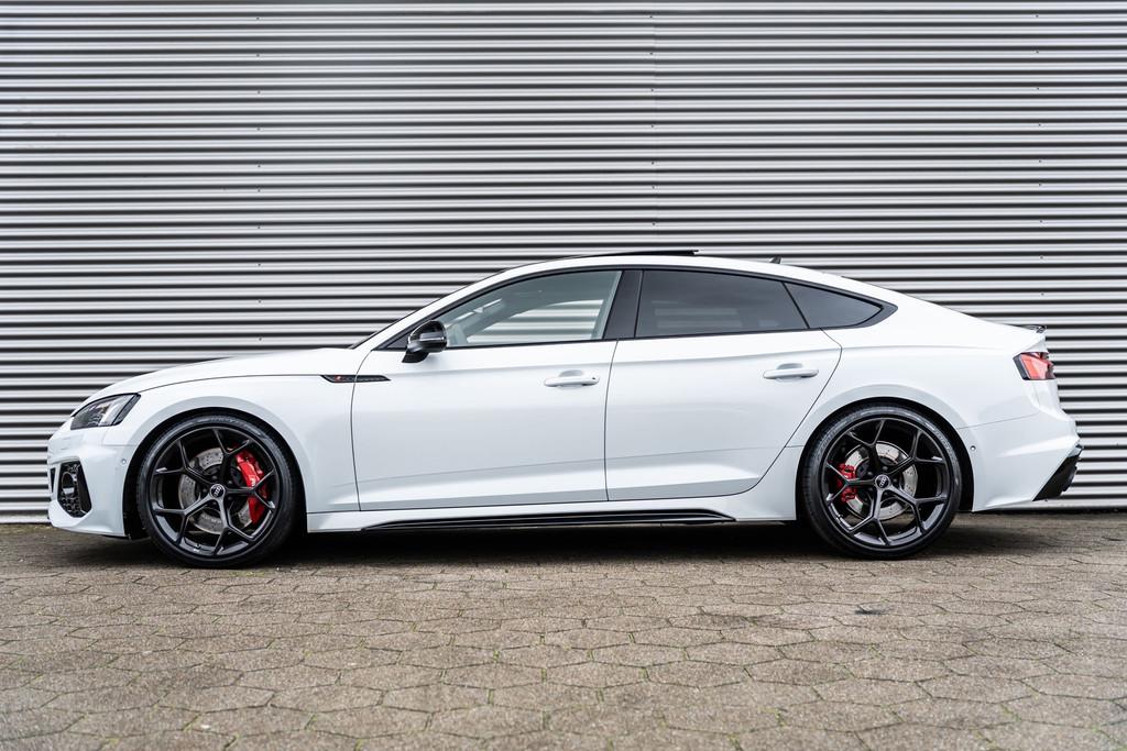 Audi RS5 SPORTBACK 2.9 TFSI Quattro Competition Kuipstoelen, Automaat, Zwart, Wit, Bedrijf