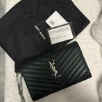 YSL envelop tas 100% authentiek, Ophalen of Verzenden, Zo goed als nieuw, Zwart, Schoudertasje