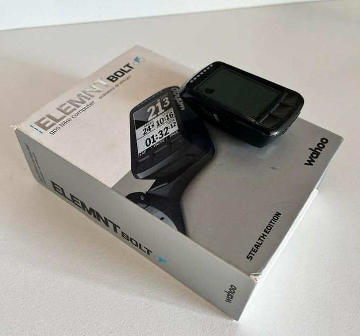 Wahoo Elemnt Bolt GPS Fietscomputer Stealth Edition, Ophalen of Verzenden, GPS, Zo goed als nieuw