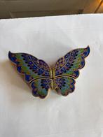 Chinese Cloisonné Vlinderschotel / Doos – Vierdelig, Ophalen of Verzenden