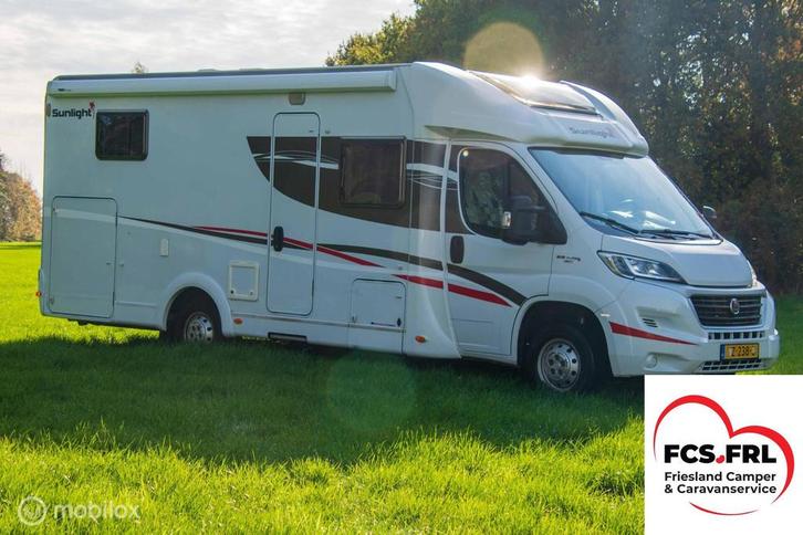 Sunlight T67 Lengtebedden en Hefbed, Caravans en Kamperen, Campers, Bedrijf, tot en met 2, Half-integraal, Sunlight, Diesel, Handgeschakeld
