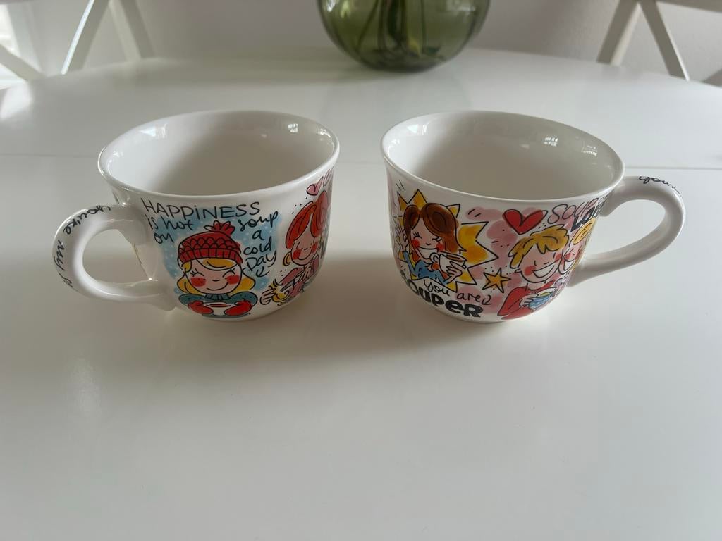 2 soepkommen Blond Amsterdam, Keramiek, Ophalen of Verzenden, Zo goed als nieuw, Kom(men)