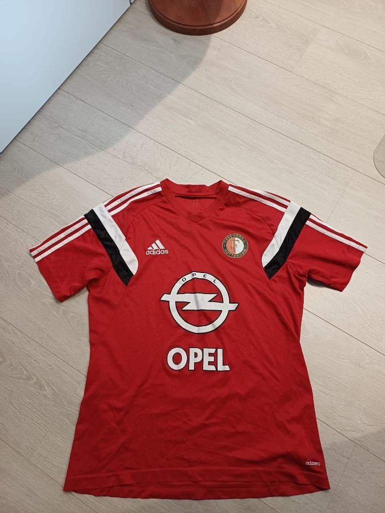 Adidas Feyenoord shirt rood - Opel - maat M, Maat S, Ophalen of Verzenden, Gebruikt, Shirt