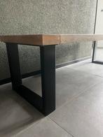 Mango hout salontafel, stalen poten/tv meubel/bankje, Huis en Inrichting, Ophalen, 100 tot 150 cm, 50 tot 100 cm, Zo goed als nieuw