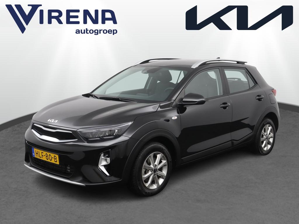 Kia Stonic 1.0 T-GDi MHEV DynamicLine Automaat - Climate Con, Auto's, Kia, Met garantie (alle), 100 pk, Zwart, Origineel Nederlands