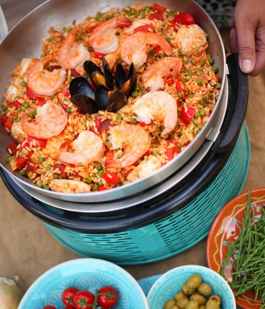 Cobb Wok, Tuin en Terras, Houtskoolbarbecues, Ophalen of Verzenden