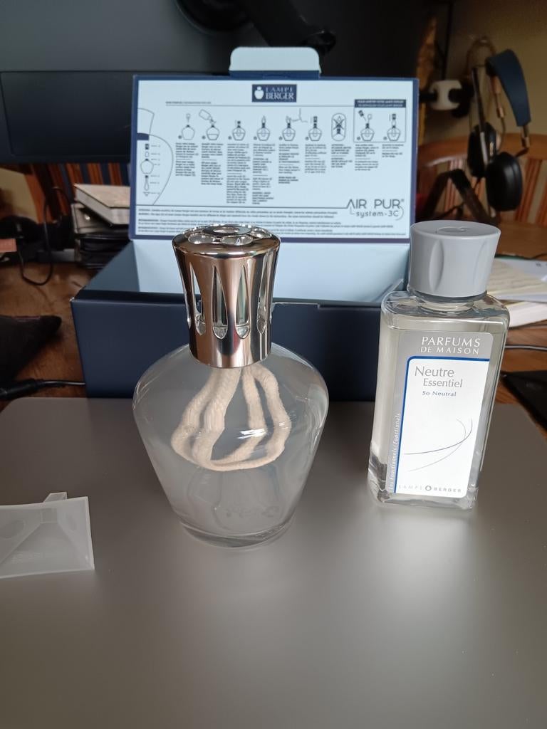Lampe Berger met doos, Ophalen of Verzenden, Overige materialen, Minder dan 25 cm