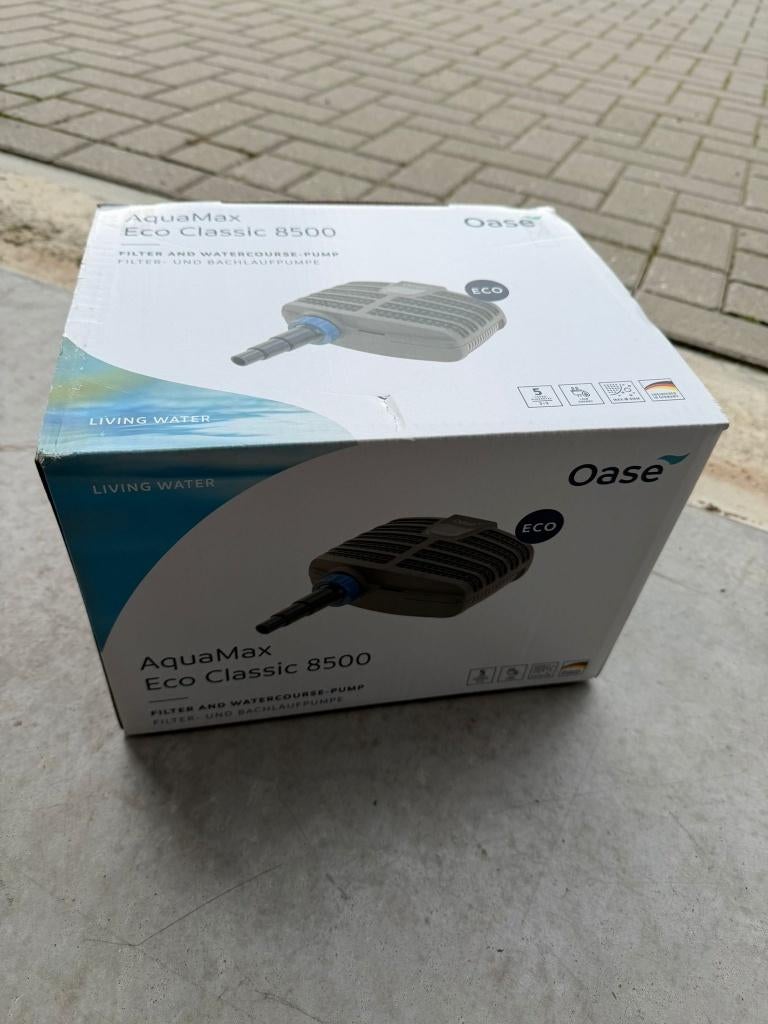 Oase Aquamax Eco Classic 8500 vijverpomp, Ophalen of Verzenden, Nieuw, Vijverpomp