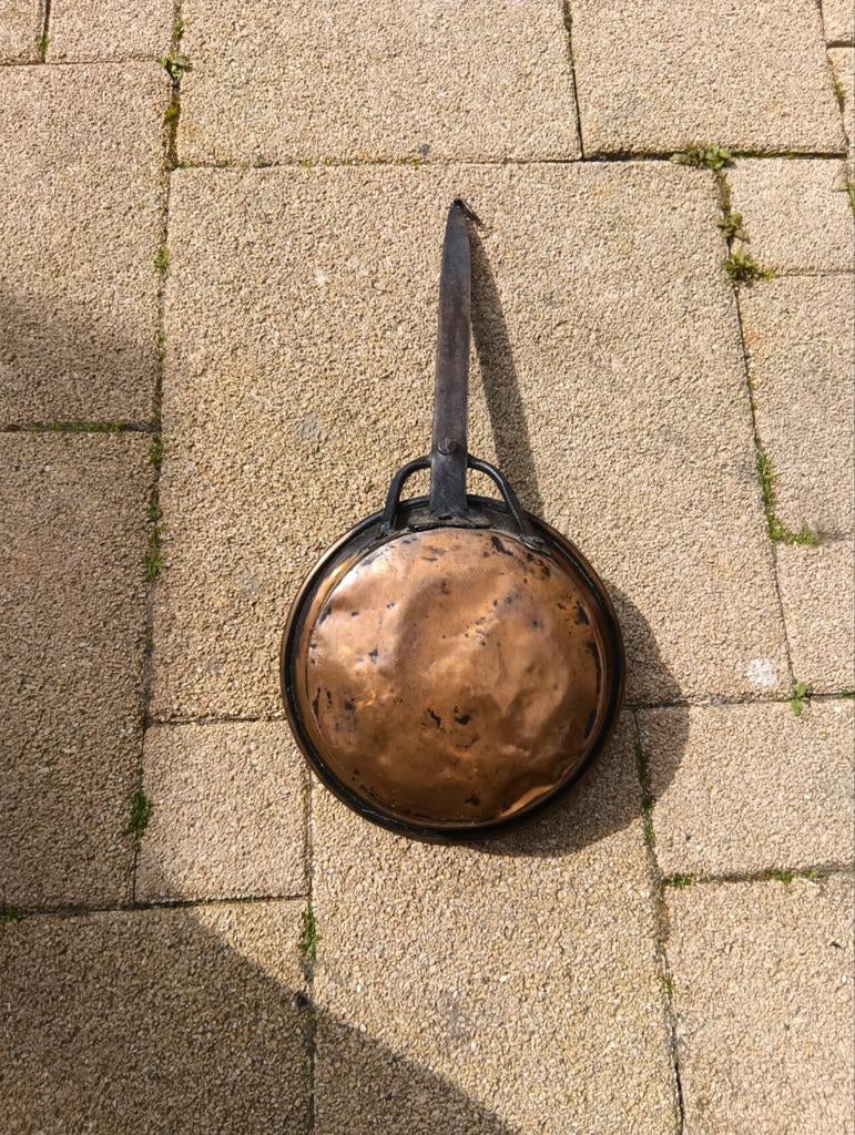 Vintage pan steelpan pannetje handgesmeed, Ophalen of Verzenden