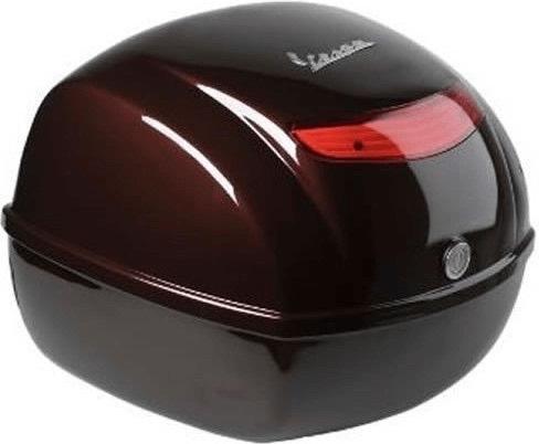GEZOCHT: Topkoffer voor Vespa LX, marrone bruin, Ophalen of Verzenden, Zo goed als nieuw, Koffer, Vespa