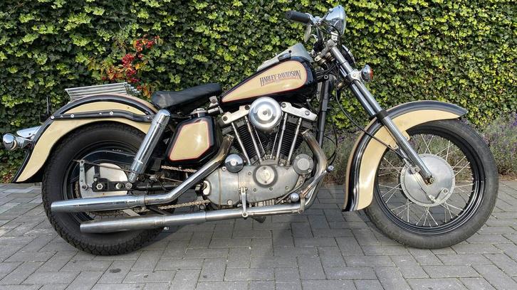 Unieke Ironhead XLA 1972 U.S. Navy, Motoren, Motoren | Harley-Davidson, Bedrijf, Toermotor, 2 cilinders, Ophalen