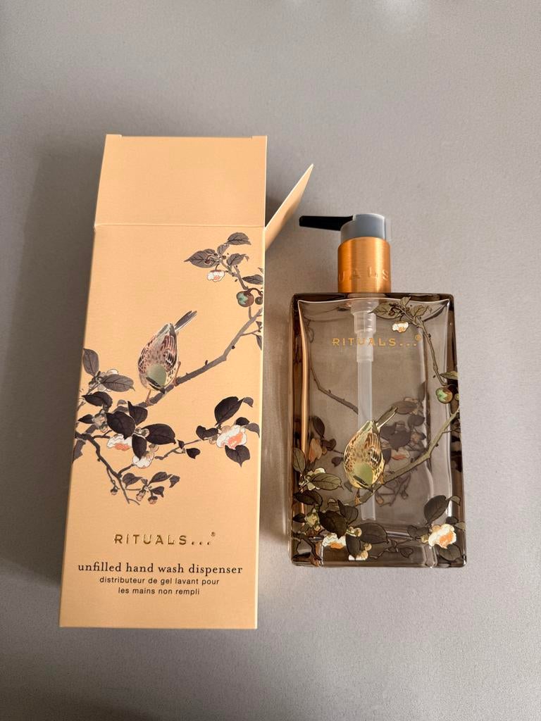 Rituals navulbare zeepdispenser the bird, Ophalen of Verzenden, Nieuw, Beige, Overige typen