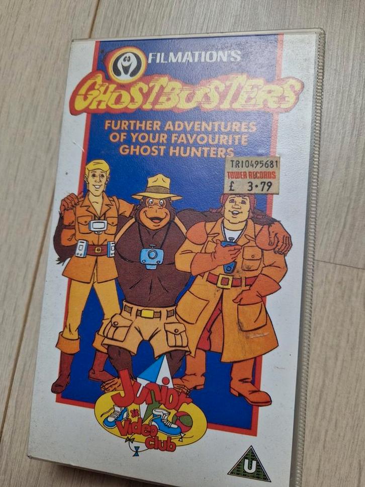 vhs filmation ghostbusters videoband tape filmation's band, Cd's en Dvd's, VHS | Kinderen en Jeugd, Zo goed als nieuw, Alle leeftijden