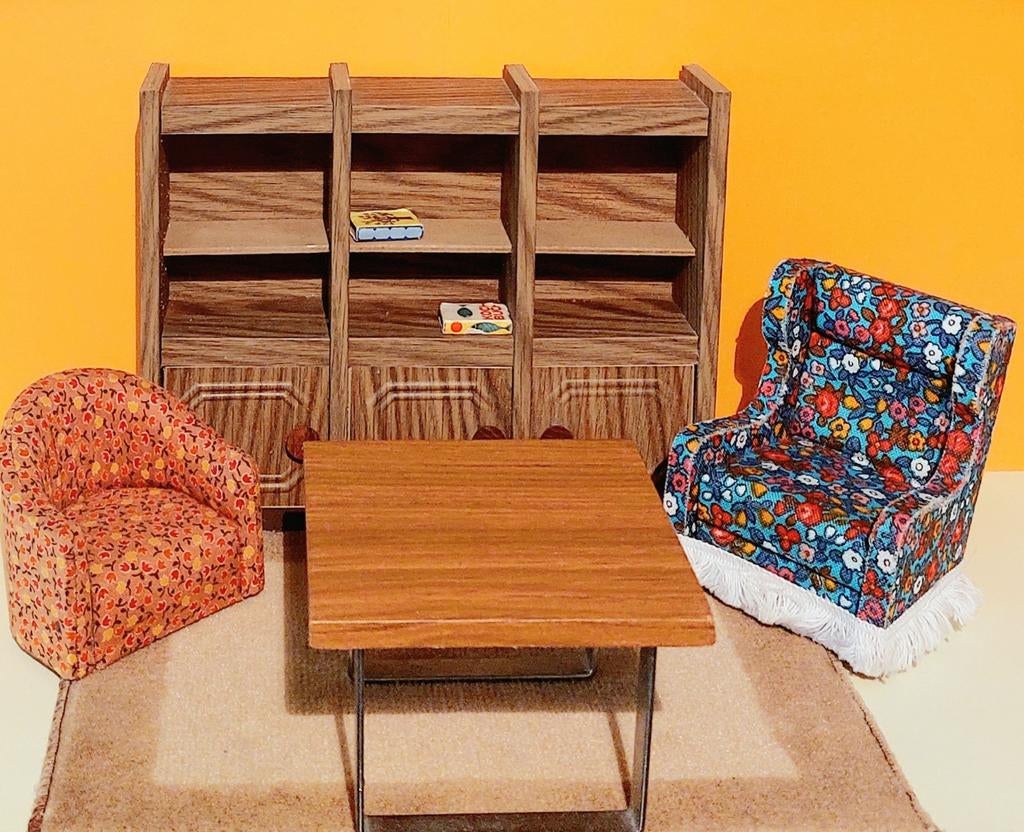 Vintage poppenhuis meubels Bodo Hennig jaren 60 70 retro, Ophalen of Verzenden, Zo goed als nieuw, Gebruiksvoorwerp