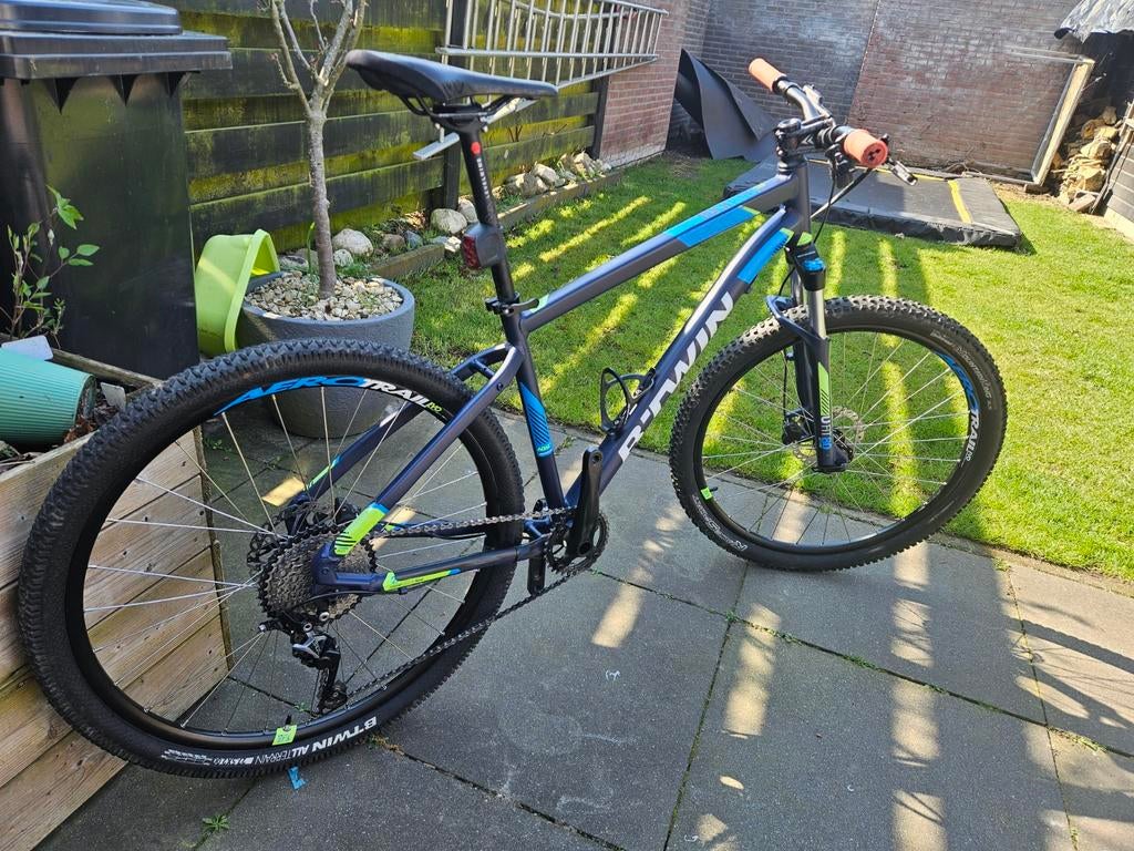 Decathlon MTB met Shimano XT 1x10 in maat L, Fietsen en Brommers, Fietsen | Mountainbikes en ATB, Gebruikt, Hardtail, Heren, Ophalen