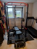 Complete Homegym Set - Power Rack, Gewichten, Bank, Ophalen, Benen, Gebruikt, Krachtstation