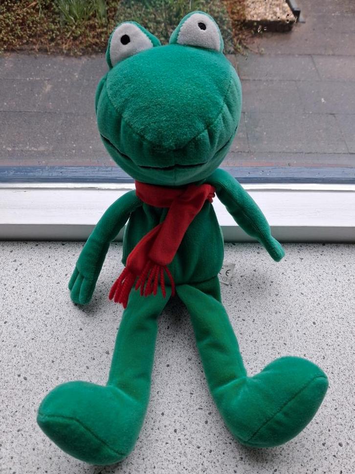 KIKKER van Max Velthuijs in rood witte zwembroek, Kinderen en Baby's, Speelgoed | Knuffels en Pluche, Gebruikt, Kikker, Ophalen of Verzenden