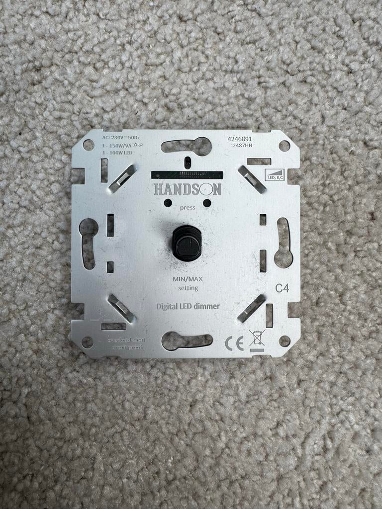 Handson Led Dimmer 1-150W - Digitaal, Ophalen of Verzenden, Zo goed als nieuw, Schakelaar