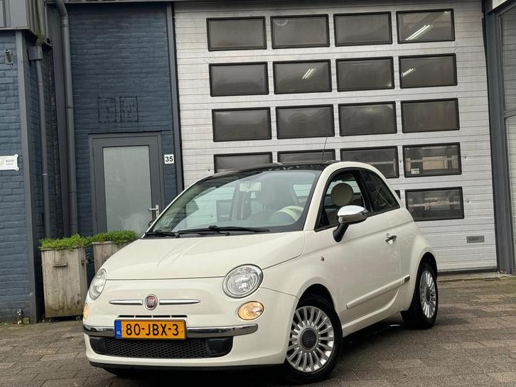Fiat 500 1.2 Lounge | Airco | Pano | Automaat, Auto's, Fiat, Te koop, ABS, Airbags, Airconditioning, Bluetooth, Elektrische buitenspiegels