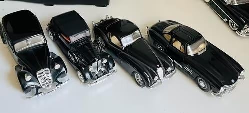 6 oldtimers schaalmodel auto1:24, Ophalen of Verzenden, Zo goed als nieuw, Auto, Overige merken