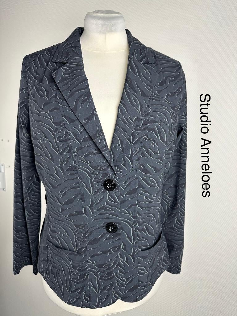 Studio Anneloes Blazer  (mt: 44) 19,3/9209, Studio Anneloes, Zwart, Studio Anneloes, Maat 42/44 (L)