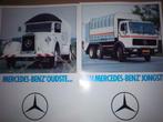 3 vuilniswagen posters: 2x Mercedes Rotopress + DAF Wytrans, Ophalen of Verzenden, Zo goed als nieuw, Auto's