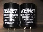 2200uF 63V kemet audio peh536, Ophalen of Verzenden