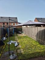 Zweefparasol met inbouwvoet (exclusief tegels), Ophalen