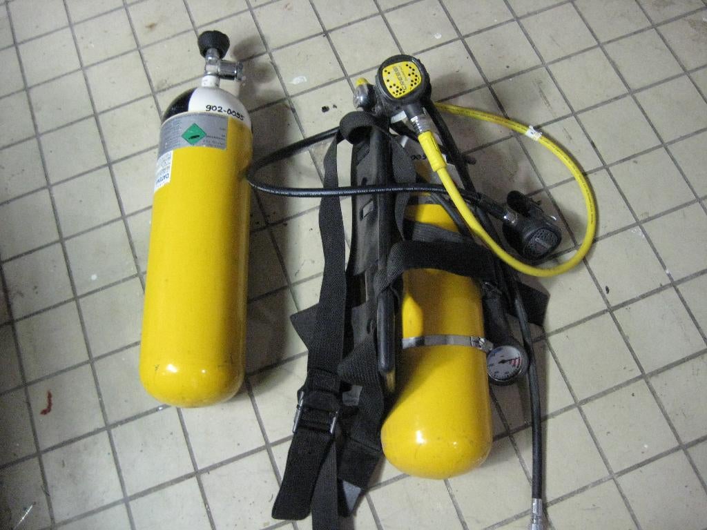 duikt zet, Ophalen, Zo goed als nieuw, Duikfles