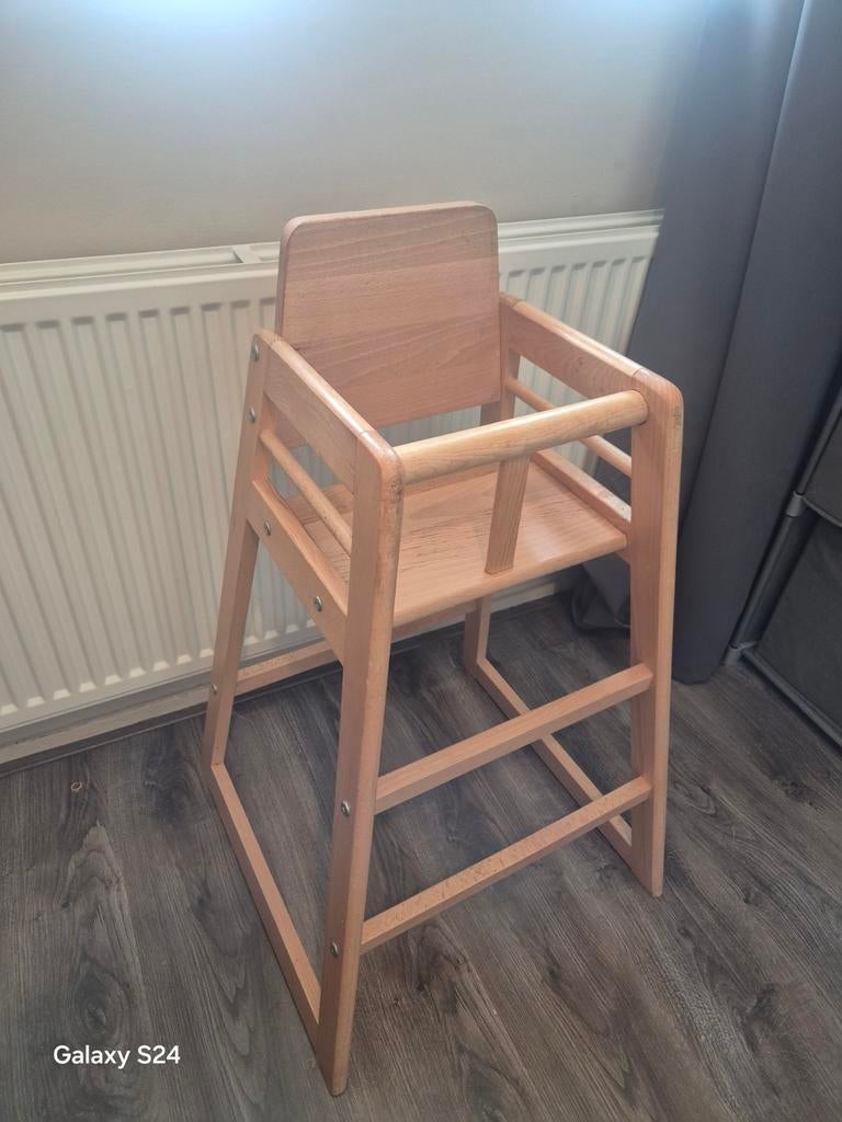 Houten kinderstoel, Kinderen en Baby's, Kinderstoelen, Ophalen, Gebruikt, Overige typen