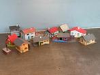 10 stuks huisjes, etc van Faller, Pola, Vollmer, Edilmec, Hobby en Vrije tijd, Modeltreinen | H0, Overige merken, Gebruikt, Gelijkstroom of Wisselstroom