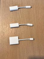 3 Apple Adapters: Displayport, VGA, Firewire en Ethernet, Verzenden, Gebruikt, Apple