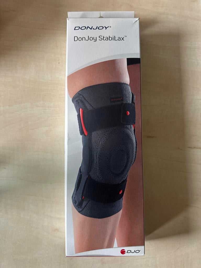 Donjoy StabiLax kniebrace 7 - 1x gedragen, Diversen, Ophalen of Verzenden, Nieuw