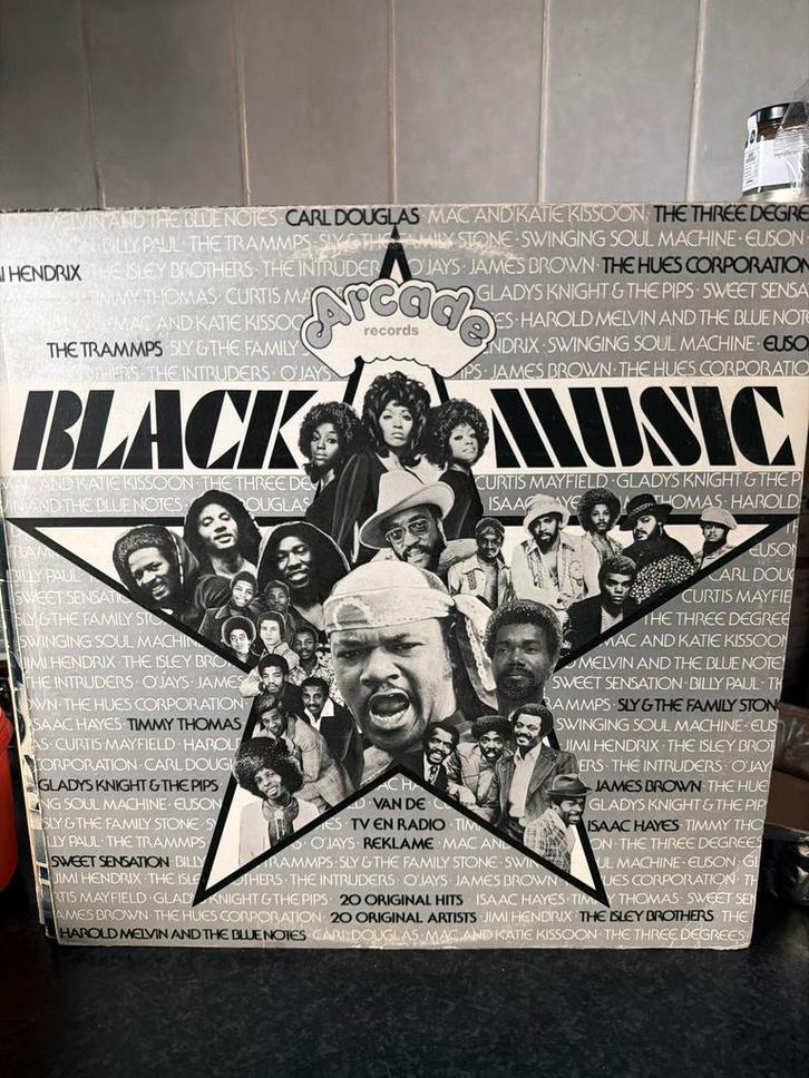 T6.  Black Music - Arcade Records LP (20 Original Hits), Cd's en Dvd's, Vinyl | Pop, Gebruikt, 1960 tot 1980, 12 inch, Ophalen of Verzenden
