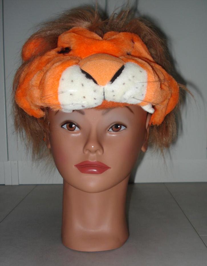 Nieuwe leeuwenkop pruik carnaval voetbal feest kampioenschap, Hobby en Vrije tijd, Feestartikelen, Nieuw, Feestartikel, Overige