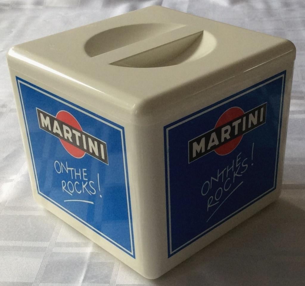 Martini ijsemmer jsbox Martini glazen .) 01, Verzenden, Zo goed als nieuw, Overige typen