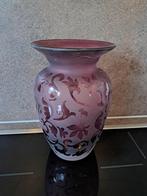 Mooie paarse vaas, Huis en Inrichting, Woonaccessoires | Vazen, Overige kleuren, Ophalen of Verzenden, Minder dan 50 cm, Glas
