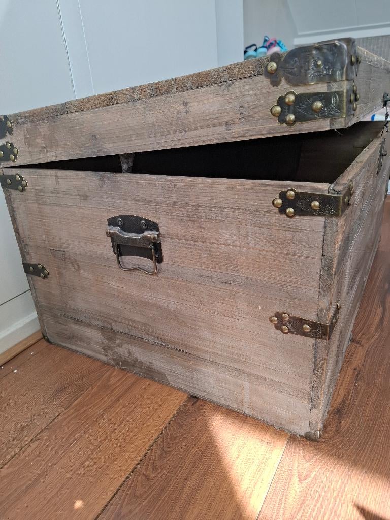 Dekenkist, Huis en Inrichting, Woonaccessoires | Kisten, Ophalen, Gebruikt, 50 tot 100 cm, 75 tot 100 cm