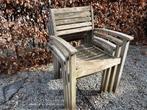 4 Teak houten tuinstoelen, Tuin en Terras, Ophalen, Zo goed als nieuw, Teakhout