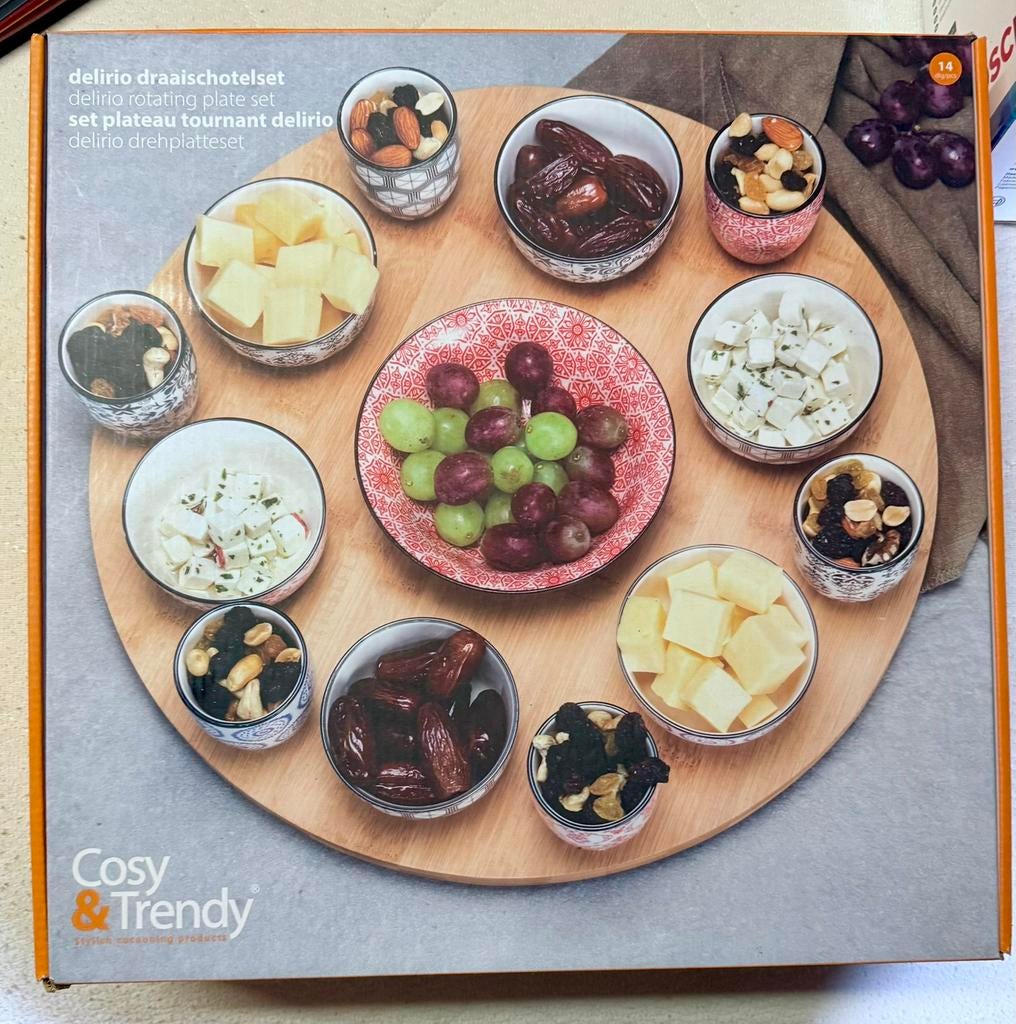 Cosy & Trendy Delirio draaischotelset, Keramiek, Nieuw, Ophalen of Verzenden, Overige stijlen