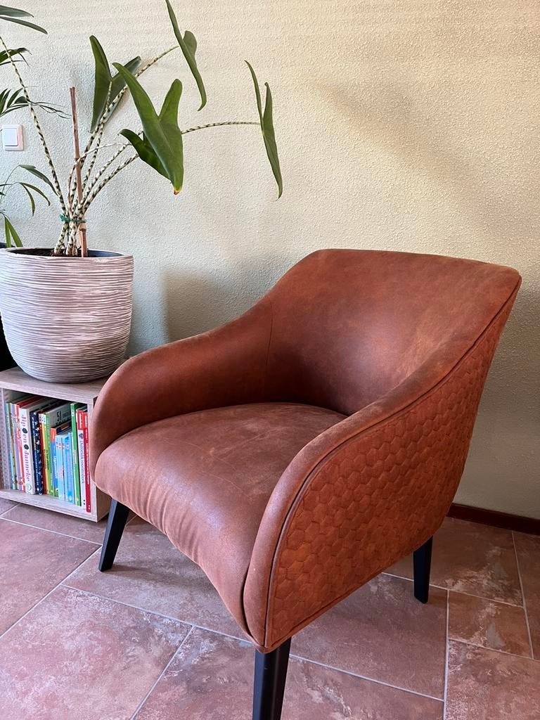 Kave Home Fauteuil, Ophalen, 75 tot 100 cm, Zo goed als nieuw, Stof