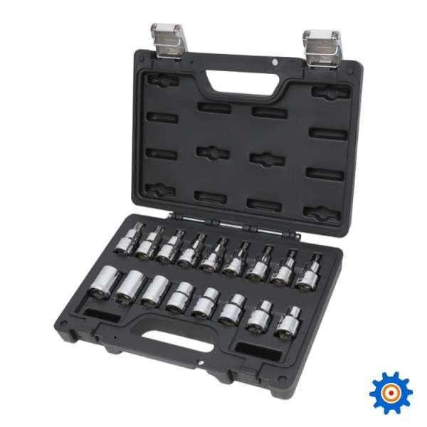 Beta BW 923E-FTX/C17 17dlg doppenset in kunststof koffer, Belder 9-B, Verzenden, Info@betabenelux.nl, Nieuw