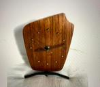 Retro/vintage teak houten NUFA klok