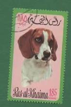 Fauna - Dieren - Honden - Ras-al-Khaima - 185 Dirhams - gebr, Ophalen of Verzenden, Gestempeld, Dier of Natuur