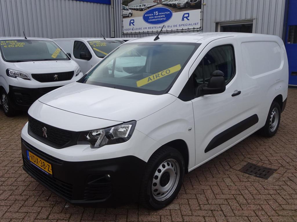 Peugeot Partner 1.5 BlueHDI Premium Long AIRCO NAVIGATIE CRU, Voorwielaandrijving, Gebruikt, 4 cilinders, Wit