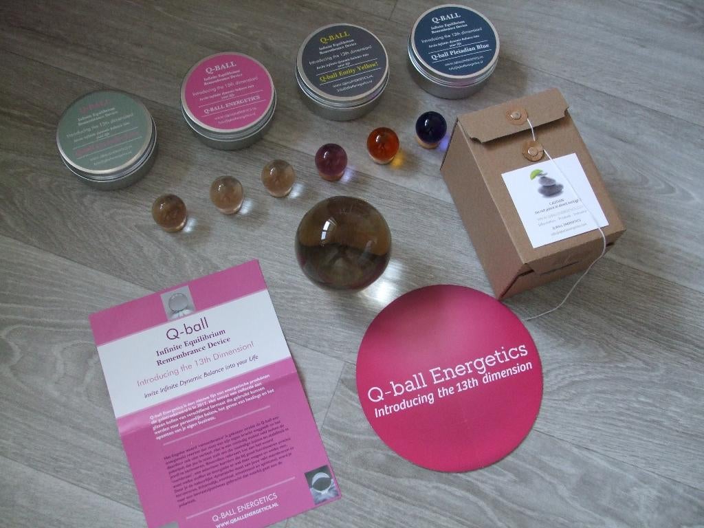Q balls pro healing set, Ophalen of Verzenden, Zo goed als nieuw, Spiritualiteit algemeen, Overige typen